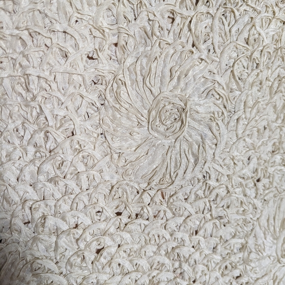 Vintage 1940s H.B. BURNETTE cream / off white soutache ribbon work jacket - Picture 6 of 7